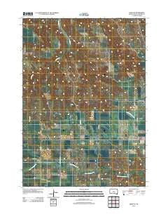 Dixon SE South Dakota Historical topographic map, 1:24000 scale, 7.5 X 7.5 Minute, Year 2012