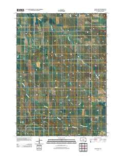 Dixon SW South Dakota Historical topographic map, 1:24000 scale, 7.5 X 7.5 Minute, Year 2012