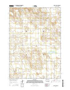 Dog Ear Lake South Dakota Current topographic map, 1:24000 scale, 7.5 X 7.5 Minute, Year 2015