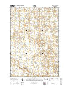 Dogie Butte South Dakota Current topographic map, 1:24000 scale, 7.5 X 7.5 Minute, Year 2015