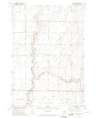 Doland NW South Dakota Historical topographic map, 1:24000 scale, 7.5 X 7.5 Minute, Year 1971