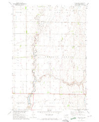 Doland NW South Dakota Historical topographic map, 1:24000 scale, 7.5 X 7.5 Minute, Year 1971