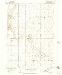 Doland SW South Dakota Historical topographic map, 1:24000 scale, 7.5 X 7.5 Minute, Year 1956