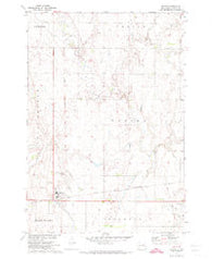 Doland South Dakota Historical topographic map, 1:24000 scale, 7.5 X 7.5 Minute, Year 1971