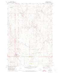 Doland South Dakota Historical topographic map, 1:24000 scale, 7.5 X 7.5 Minute, Year 1971