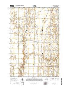 Doland NW South Dakota Current topographic map, 1:24000 scale, 7.5 X 7.5 Minute, Year 2015