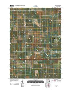 Draper South Dakota Historical topographic map, 1:24000 scale, 7.5 X 7.5 Minute, Year 2012