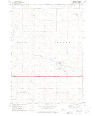 Draper South Dakota Historical topographic map, 1:24000 scale, 7.5 X 7.5 Minute, Year 1972
