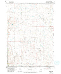 Dry Run South Dakota Historical topographic map, 1:24000 scale, 7.5 X 7.5 Minute, Year 1973