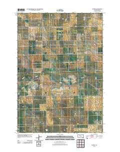 Dupree South Dakota Historical topographic map, 1:24000 scale, 7.5 X 7.5 Minute, Year 2012