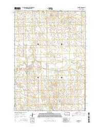 Dupree South Dakota Current topographic map, 1:24000 scale, 7.5 X 7.5 Minute, Year 2015