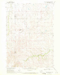 Eagle Mans Butte South Dakota Historical topographic map, 1:24000 scale, 7.5 X 7.5 Minute, Year 1969