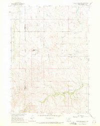 Eagle Mans Butte South Dakota Historical topographic map, 1:24000 scale, 7.5 X 7.5 Minute, Year 1969