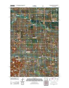 Eagles Nest Butte South Dakota Historical topographic map, 1:24000 scale, 7.5 X 7.5 Minute, Year 2012