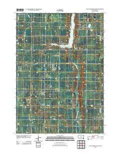East Vermillion Lake South Dakota Historical topographic map, 1:24000 scale, 7.5 X 7.5 Minute, Year 2012