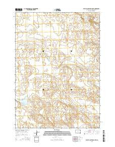 East of Scotchman Lake South Dakota Current topographic map, 1:24000 scale, 7.5 X 7.5 Minute, Year 2015