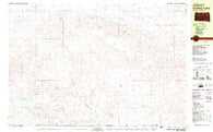 Ecoffey Lake South Dakota Historical topographic map, 1:25000 scale, 7.5 X 15 Minute, Year 1981