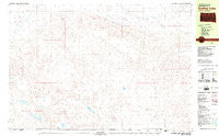 Ecoffey Lake South Dakota Historical topographic map, 1:25000 scale, 7.5 X 15 Minute, Year 1981