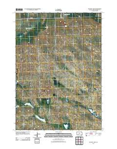 Ecoffey Lake South Dakota Historical topographic map, 1:24000 scale, 7.5 X 7.5 Minute, Year 2012