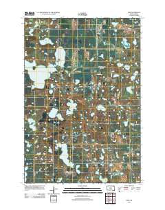 Eden South Dakota Historical topographic map, 1:24000 scale, 7.5 X 7.5 Minute, Year 2012