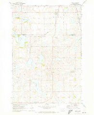 Eden South Dakota Historical topographic map, 1:24000 scale, 7.5 X 7.5 Minute, Year 1970