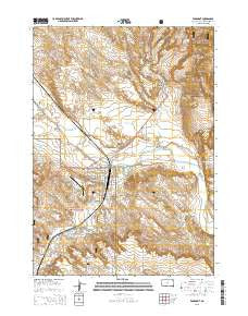 Edgemont South Dakota Current topographic map, 1:24000 scale, 7.5 X 7.5 Minute, Year 2015