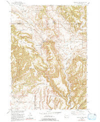 Edgemont NE South Dakota Historical topographic map, 1:24000 scale, 7.5 X 7.5 Minute, Year 1950