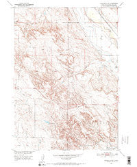 Edgemont SW South Dakota Historical topographic map, 1:24000 scale, 7.5 X 7.5 Minute, Year 1950