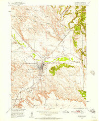 Edgemont South Dakota Historical topographic map, 1:24000 scale, 7.5 X 7.5 Minute, Year 1950