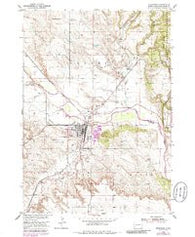 Edgemont South Dakota Historical topographic map, 1:24000 scale, 7.5 X 7.5 Minute, Year 1950