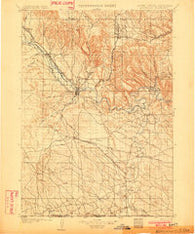 Edgemont South Dakota Historical topographic map, 1:125000 scale, 30 X 30 Minute, Year 1902