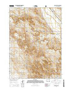 Edgemont SW South Dakota Current topographic map, 1:24000 scale, 7.5 X 7.5 Minute, Year 2015