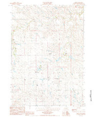 Elbon South Dakota Historical topographic map, 1:24000 scale, 7.5 X 7.5 Minute, Year 1983