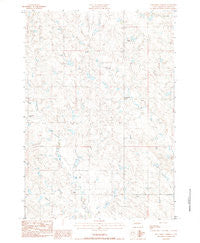 Elevenmile Corner South Dakota Historical topographic map, 1:24000 scale, 7.5 X 7.5 Minute, Year 1983