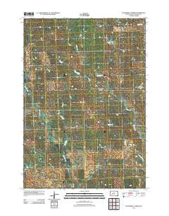 Elevenmile Corner South Dakota Historical topographic map, 1:24000 scale, 7.5 X 7.5 Minute, Year 2012