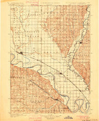 Elk Point South Dakota Historical topographic map, 1:125000 scale, 30 X 30 Minute, Year 1901