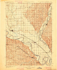 Elk Point South Dakota Historical topographic map, 1:125000 scale, 30 X 30 Minute, Year 1901