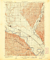 Elk Point South Dakota Historical topographic map, 1:125000 scale, 30 X 30 Minute, Year 1907