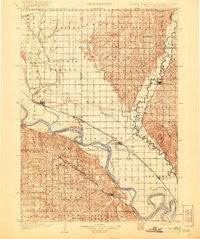 Elk Point South Dakota Historical topographic map, 1:125000 scale, 30 X 30 Minute, Year 1907