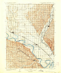 Elk Point South Dakota Historical topographic map, 1:125000 scale, 30 X 30 Minute, Year 1907