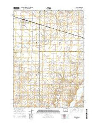 Elkton South Dakota Current topographic map, 1:24000 scale, 7.5 X 7.5 Minute, Year 2015