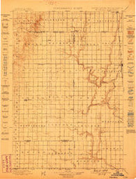 Ellendale North Dakota Historical topographic map, 1:125000 scale, 30 X 30 Minute, Year 1899