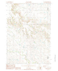 Elm Creek Ranch South Dakota Historical topographic map, 1:24000 scale, 7.5 X 7.5 Minute, Year 1983