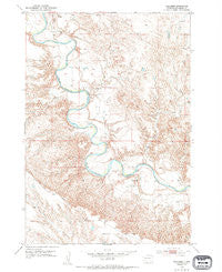 Elm Creek South Dakota Historical topographic map, 1:24000 scale, 7.5 X 7.5 Minute, Year 1953