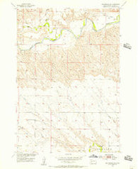 Elm Springs SW South Dakota Historical topographic map, 1:24000 scale, 7.5 X 7.5 Minute, Year 1954