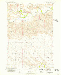 Elm Springs SW South Dakota Historical topographic map, 1:24000 scale, 7.5 X 7.5 Minute, Year 1954