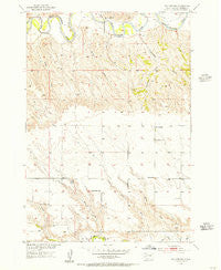 Elm Springs South Dakota Historical topographic map, 1:24000 scale, 7.5 X 7.5 Minute, Year 1954