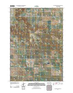 Elm Creek Ranch South Dakota Historical topographic map, 1:24000 scale, 7.5 X 7.5 Minute, Year 2012