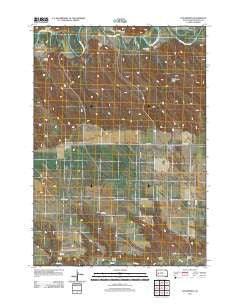 Elm Springs South Dakota Historical topographic map, 1:24000 scale, 7.5 X 7.5 Minute, Year 2012