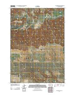 Elm Springs SW South Dakota Historical topographic map, 1:24000 scale, 7.5 X 7.5 Minute, Year 2012